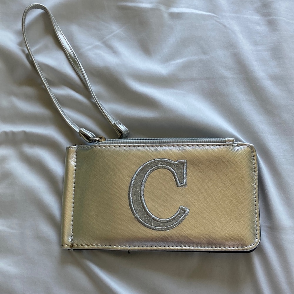 Silver “C” wallet